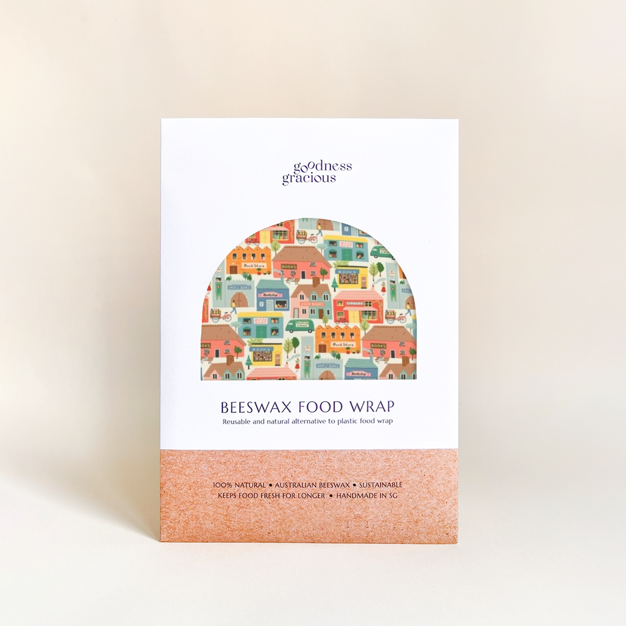 Book Town Beeswax Food Wrap