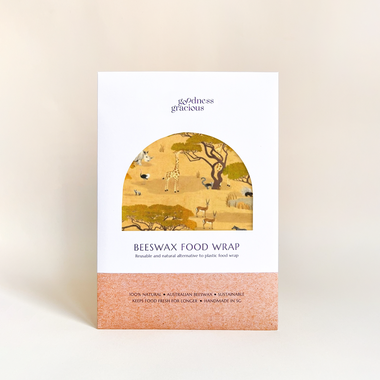 Sunset Safari Beeswax Food Wrap