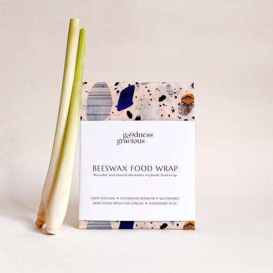 Blu Terrazzo Beeswax Food Wrap