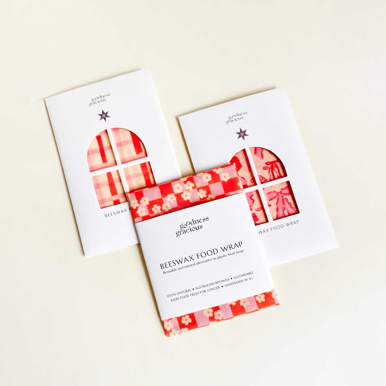 Gingham Party Beeswax Food Wrap