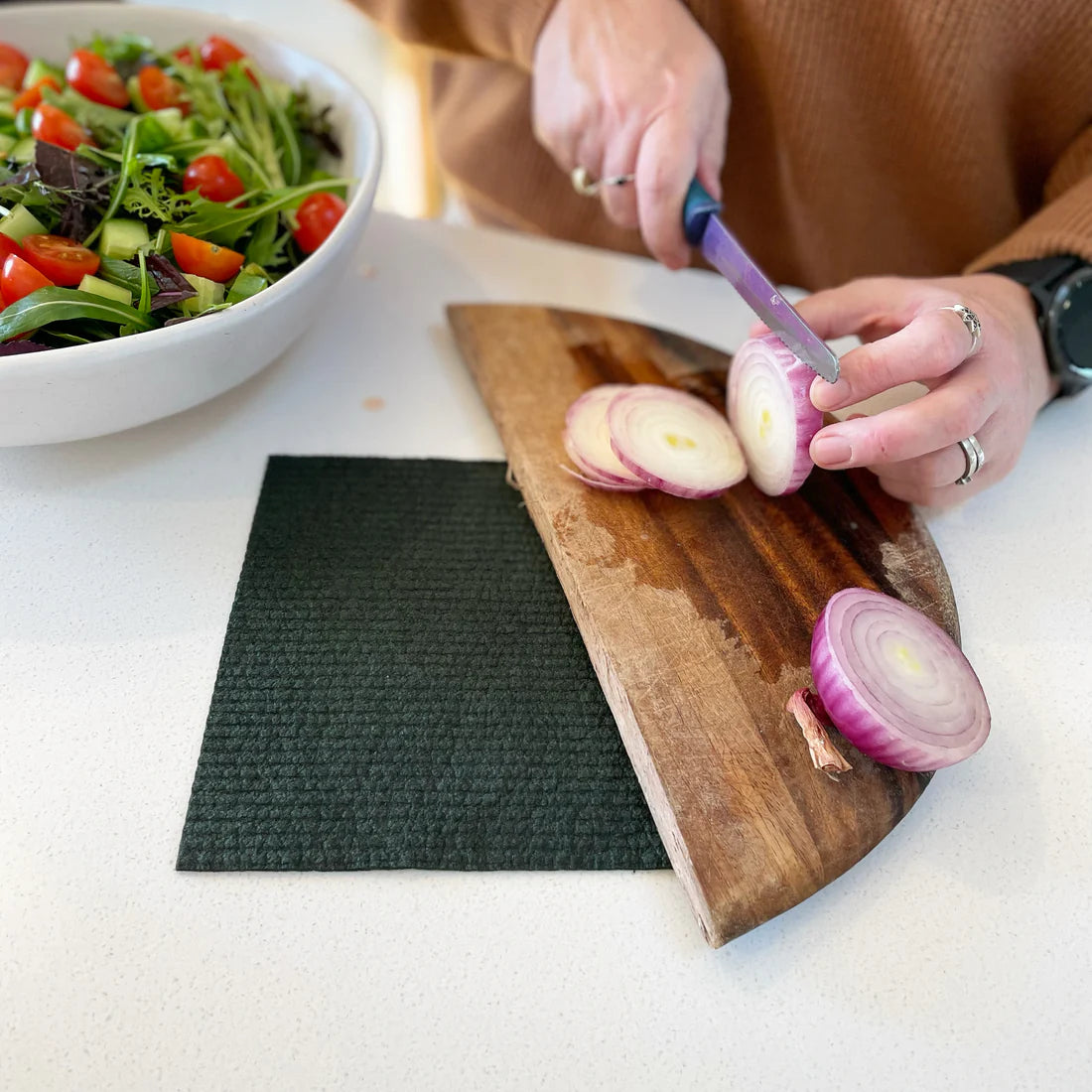 Solid SPRUCE Cloth - Pack of 2