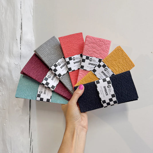 Solid SPRUCE Cloth - Pack of 2