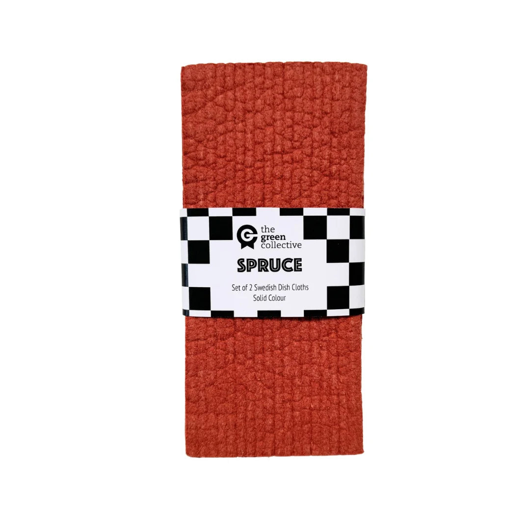 Solid SPRUCE Cloth - Pack of 2