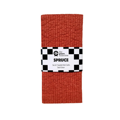 Solid SPRUCE Cloth - Pack of 2