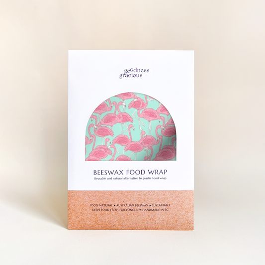 Flamingo Beeswax Food Wrap