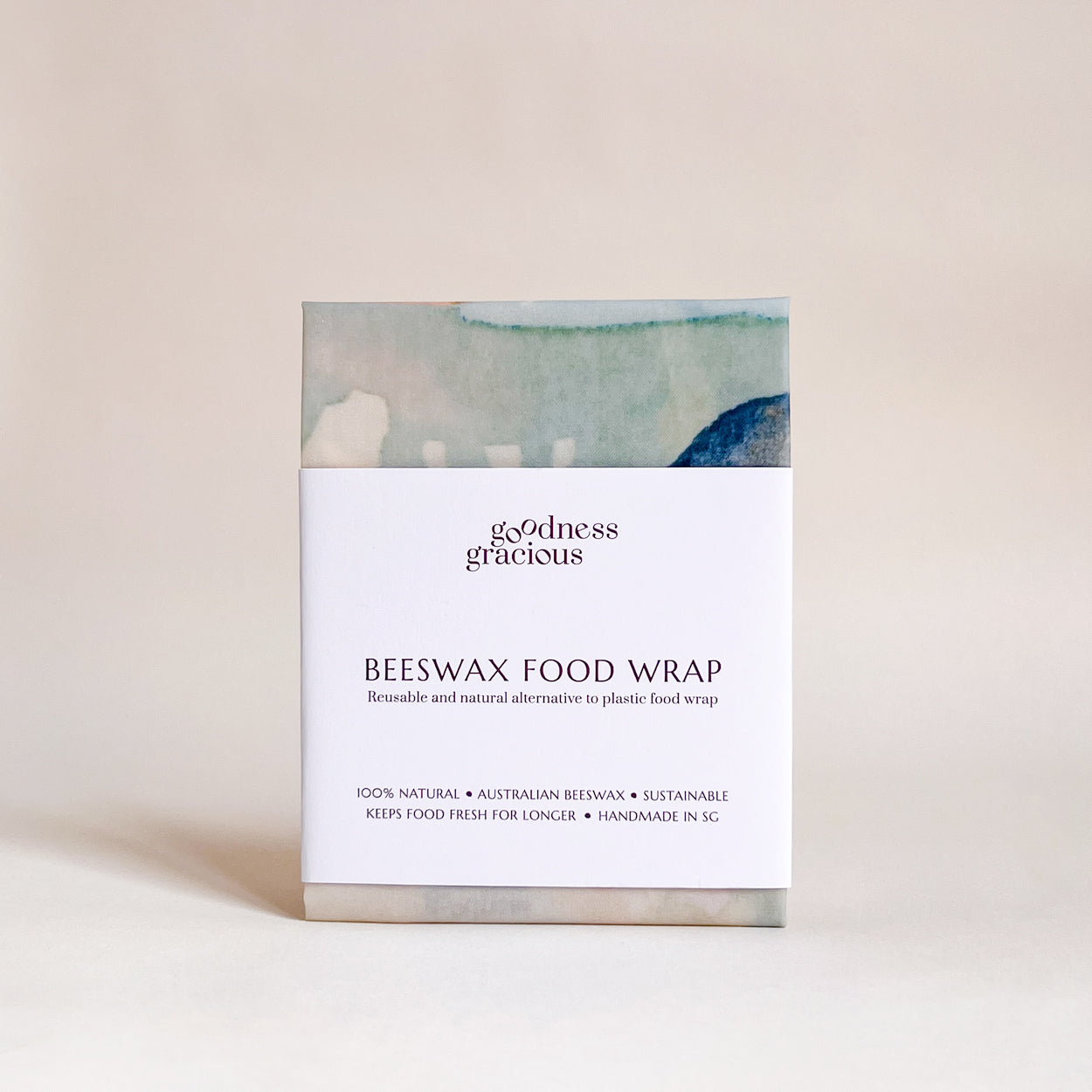 Seaside Glimmer Beeswax Food Wrap